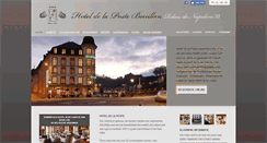 Desktop Screenshot of hotelposte.be